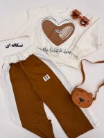 بلوز و شلوار دخترانه قلب - Image 2