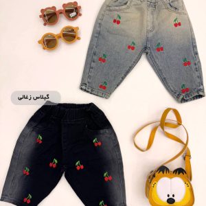 شلوار جین نقلی دخترانه