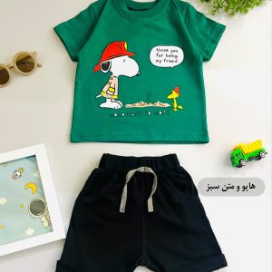 تیشرت و شلوارک نخ پنبه