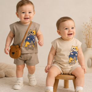 تاپ شلوارک گربه