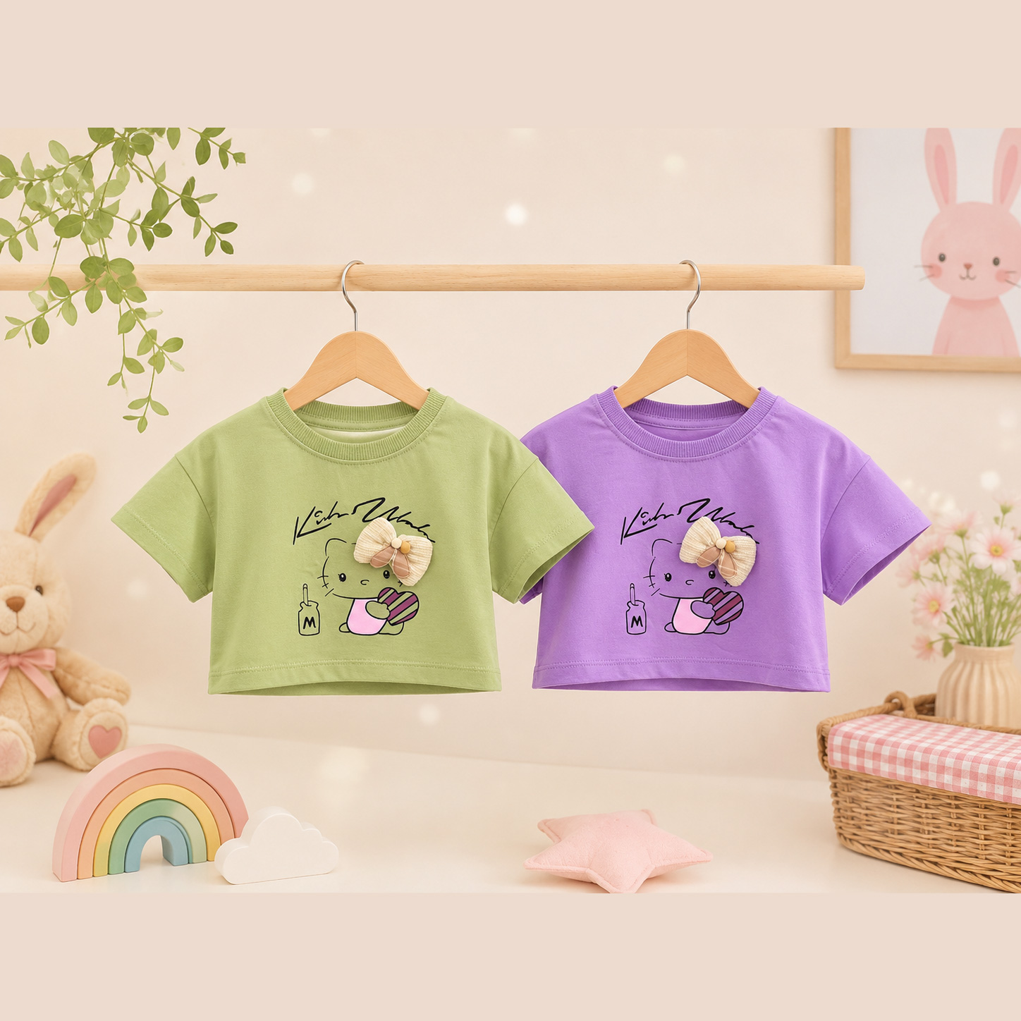 Crop Kitty Bow Tie (3) کراپ کیتی پاپیون