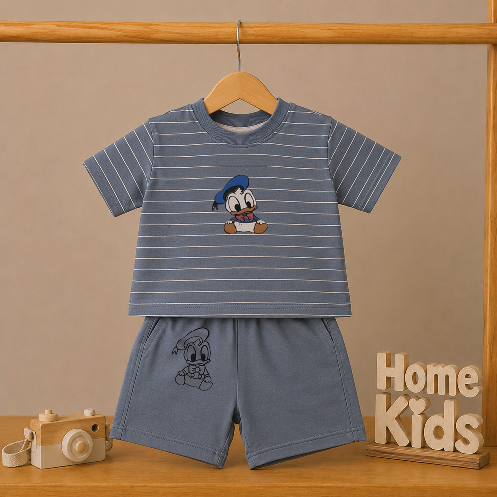 Duck Sports T-shirt and shorts (2) تیشرت و شلوارک اردک اسپورت