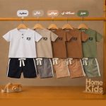 تیشرت و شلوارک لینن 23 زاپ دار - Image 3